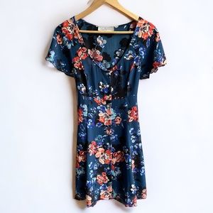 Forgiveness Flirty Floral Skater Dress (S)​